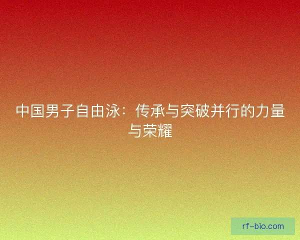 中国男子自由泳：传承与突破并行的力量与荣耀